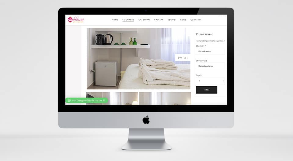 Siti Web L'Aquila Idiana B&B Prenotazioni ed E-Commerce Dogma23