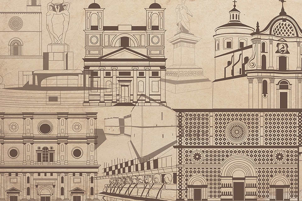 Monumenti Mappa L'Aquila Città dei quarti 2021