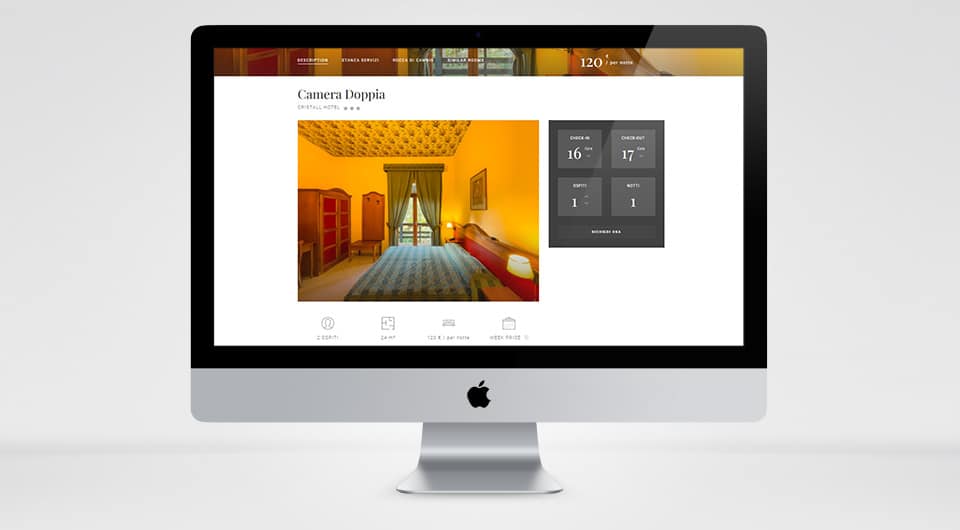 Cristall Hotel Shop - Realizzazione E-Commerce L'Aquila