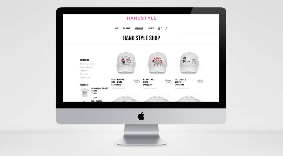 Siti Web L'Aquila Hand Style E-Commerce Dogma23