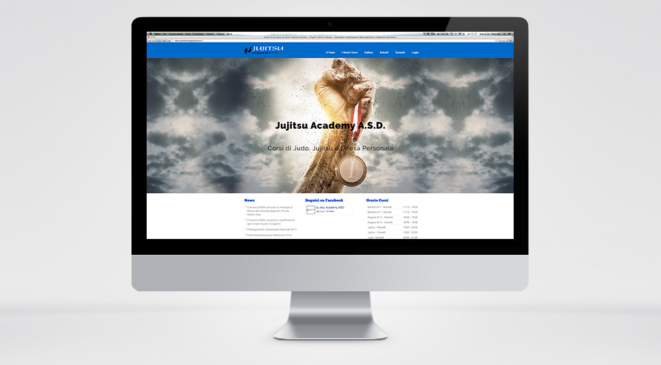 Jujitsu Academy Web L'Aquila Logo Grafica e Sito Web https://www.jujitsuacademy.it/
