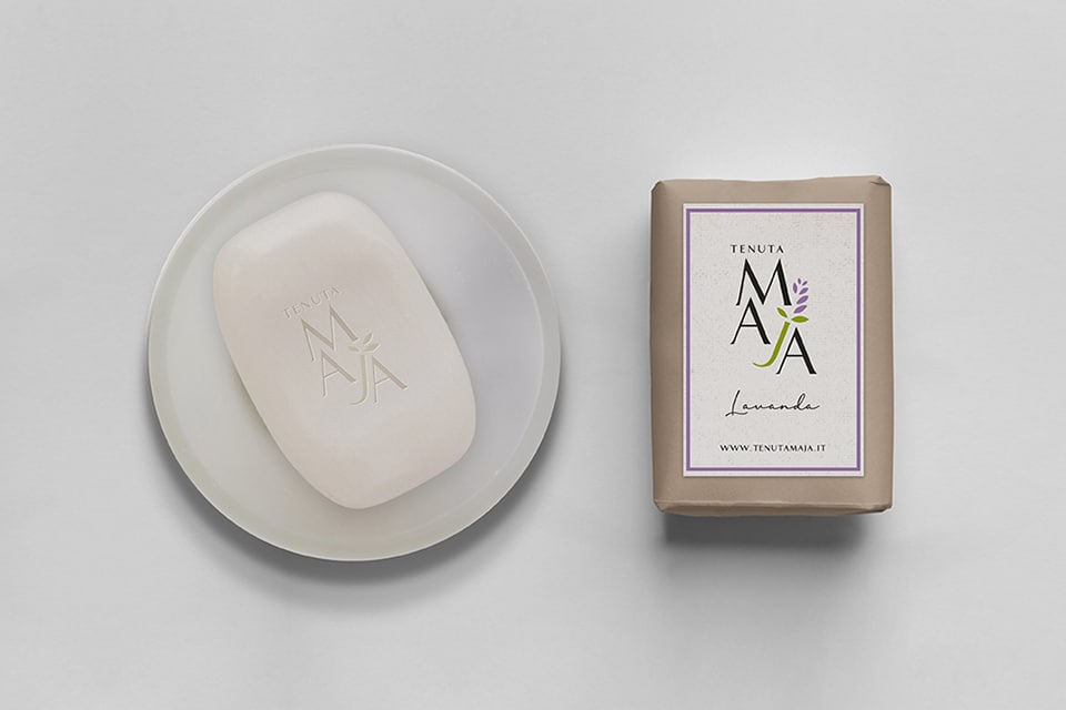 Tenuta Maja sapone packaging