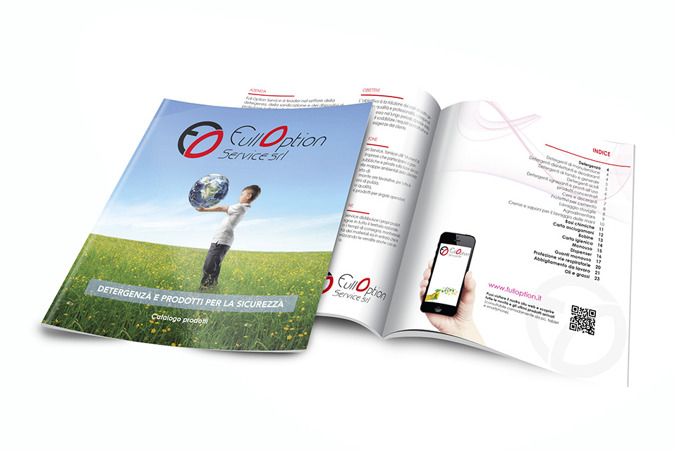 Brochure e Grafica Editoriale - Full Option Services