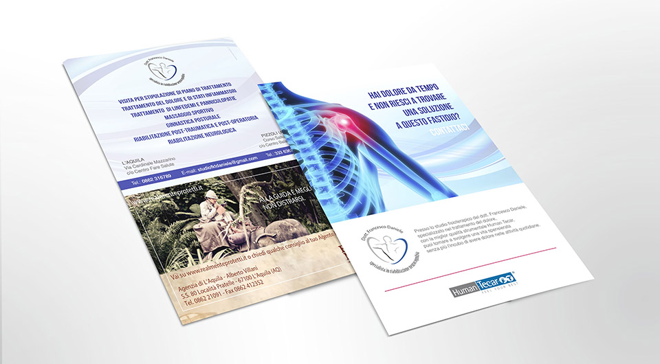 Assicurazione / Studio Fisioterapico - Flyer Pubblicitario