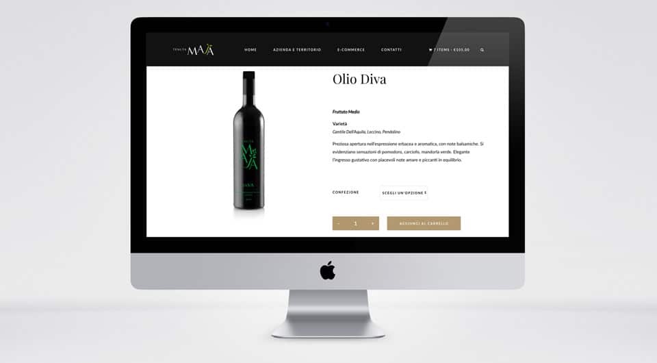 Creazione E-Commerce L'Aquila - Tenuta Maja