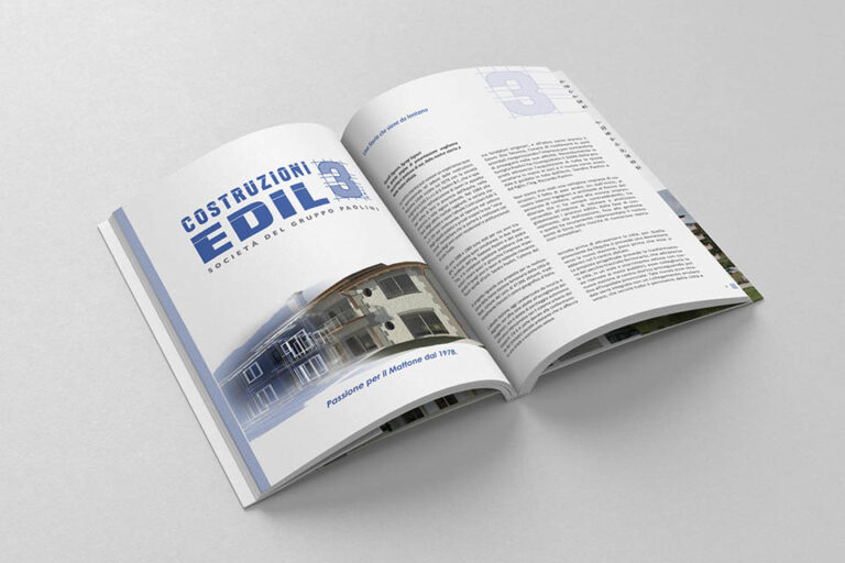 Progettazione grafica di materiali editoriali e cataloghi aziendali