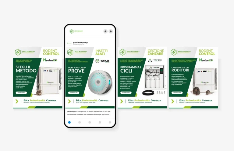 Post social realizzati per Pest Kompany Srl